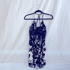 SKY Halter Top Cocktail Dress 100% Silk Size XS NWOT